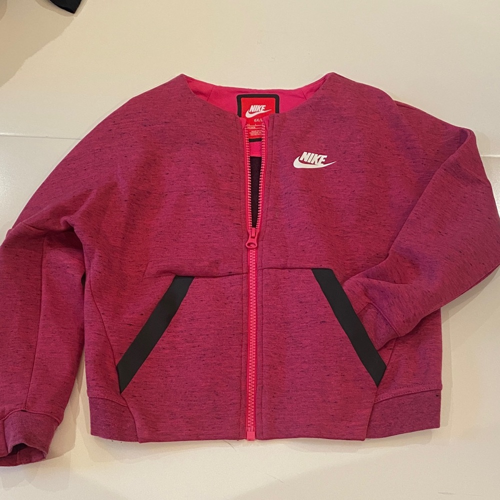 Nike Fuchsia Jacket with Black Details